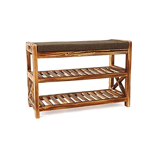 Banc étagère à chaussures pour gagner de la place dans une entrée encombrée - 2