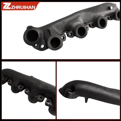 Right Exhaust Manifold Kit with Includes Required Gaskets And Hardware by ZHRUIHAN - Used condition - Image 3