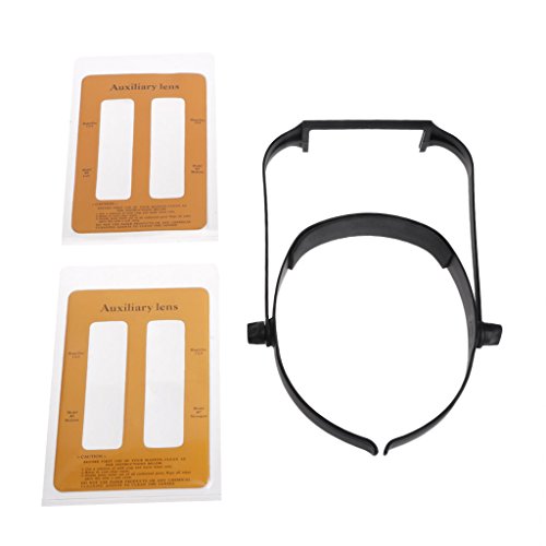 Glass 4 Replaceable Lens Headband Magnifier 1.6X 2.0X 2.5X 3.5X Reping Tool Men Father's Present