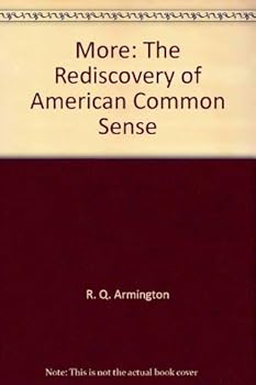 Paperback More: The rediscovery of American common sense Book