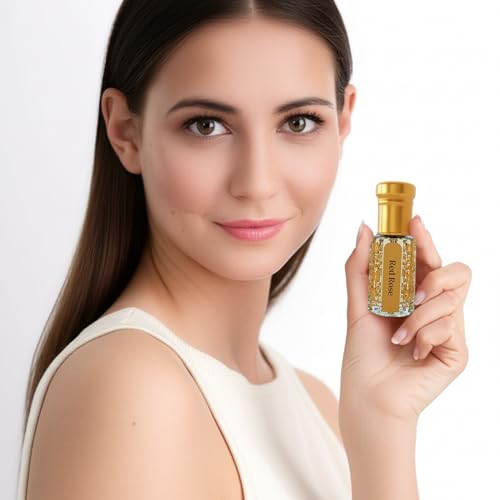 Image of NOMAN Red Rose Liquid Attar Original Pure Long-Lasting 100% Alcohol Free, 12ml In Luxury Bottle Best For Unisex