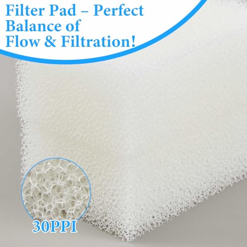 Image of Threlaco 12 Pcs Compatible with Aquaclear 70 Foam Filter Inserts, for Filtering Mechanical and Biological Media, Keeping the Water Tank Clean and Fresh
