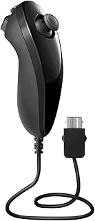 Wii Nunchuck,Replacement Wii Nunchuck Controller,Nunchuck for Wii (black)