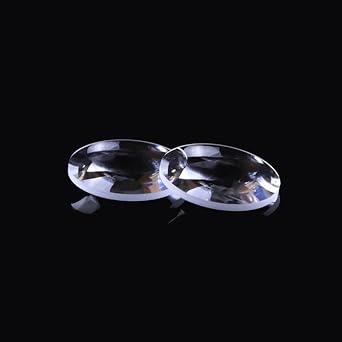 20pcs Focusing Convex Lens Dia 25mm, BiConvex Lens for VR Enhancement, Lens Focal Length 45mm High Magnifying Capability