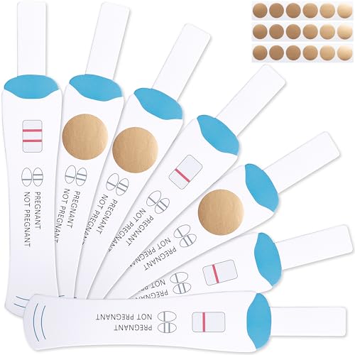 Iceyyyy 60 Pcs Scratch Off Pregnancy Test Game Blue Paper Pregnancy Test Game for Boys Baby Shower Games Kit for Home Ideas Activities Party Supplies