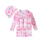Zeiayuas Baby Boys Girls Swimsuit Sun Protection Swimwear Swimsuits Summer Swimming Costume for Children One Piece Flotation Swimsuit Floating Sunsuit Swimming Costume