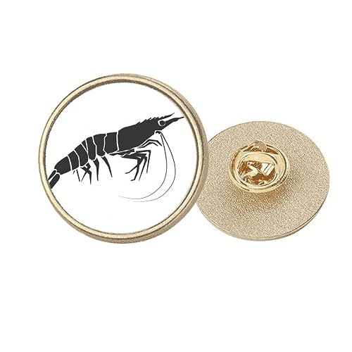 Broche crevettes Discover World en métal pour un look marin chic