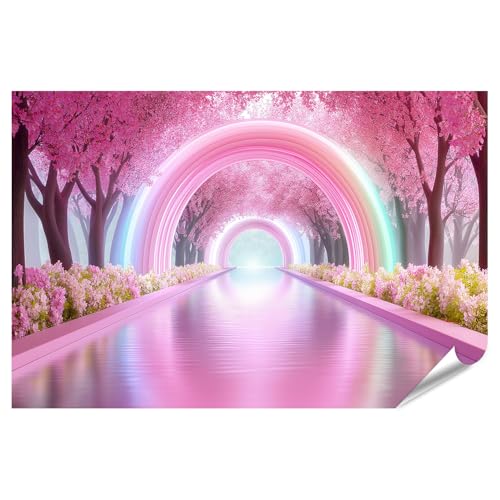 islandburner Póster XXL con diseño de túnel de árbol en un jardín mágico, imágenes de alta calidad, impresión fotográfica