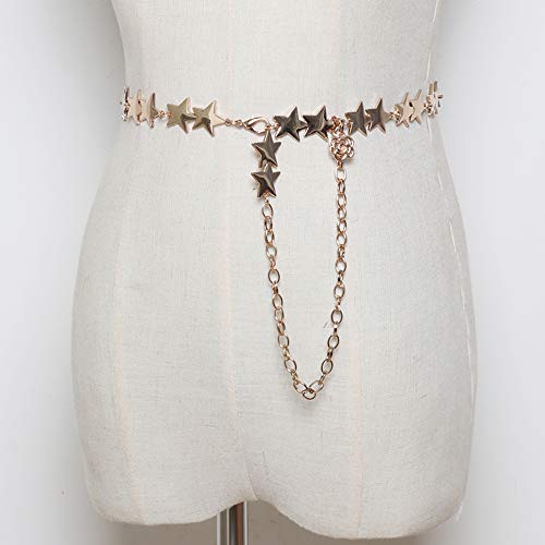 Nanxson Women's Metal Chain Waist Belt Skinny Belt Sweater Jeans Dress3