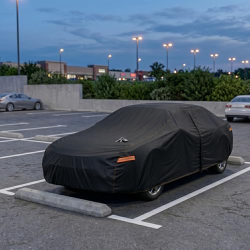 Image of 6 Layer Coupe Car Cover Universal Fit for Ford Mustang, Chevy Camaro, Infiniti g35 g37 Coupe, Audi A5 /S5 /RS5, Lexus LC RC, etc. Fits Coupe /Cabrio up to 189 Inch