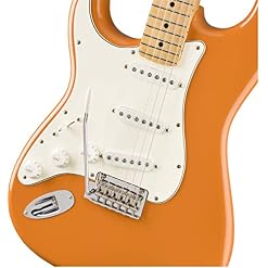 Fender Player Stratocaster – Gaucher – touche érable – Capri Orange - Les Beatles, Paul McCartney, John Lennon, RIngo Starr, George Harrison Fender Player Stratocaster - Gaucher - touche érable - Capri Orange – Image 3