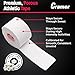 Cramer 950 Premium White Athletic Tape for Ankle, Wrist, and Injury Taping, Helps Protect and Prevent Injuries, Promotes Faster Healing, Athletic Training Supplies, Bulk Case of AT Tape, 1.5