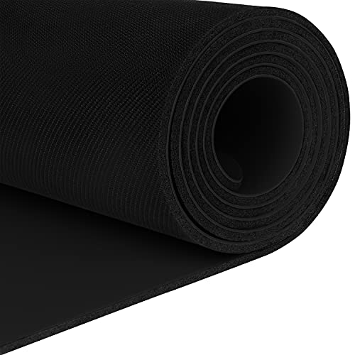 Retrospec Laguna Yoga Mat For Women & Men - Thick, Non Slip Exercise Mat For Home Workout, Black #TOP4