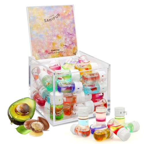 40 Pcs Hair Oil Perfume - Essence Oil & Hair Perfume 2 in 1 for F...