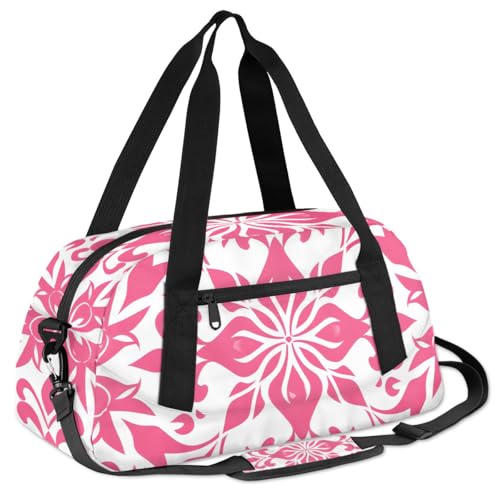 Three Dimensional Flower Kids Duffle Bag Boys Girls Small Sport Dance Gym Bag for Overnight Travel Weekender Carry On3
