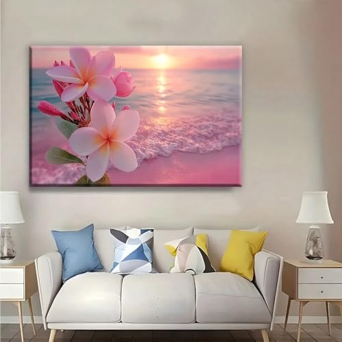 Tableau sur toile pour habiller un mur vide cadre coucher de soleil