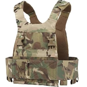 VKINGBOR Tarnmuster Paintball Weste Brustschützer