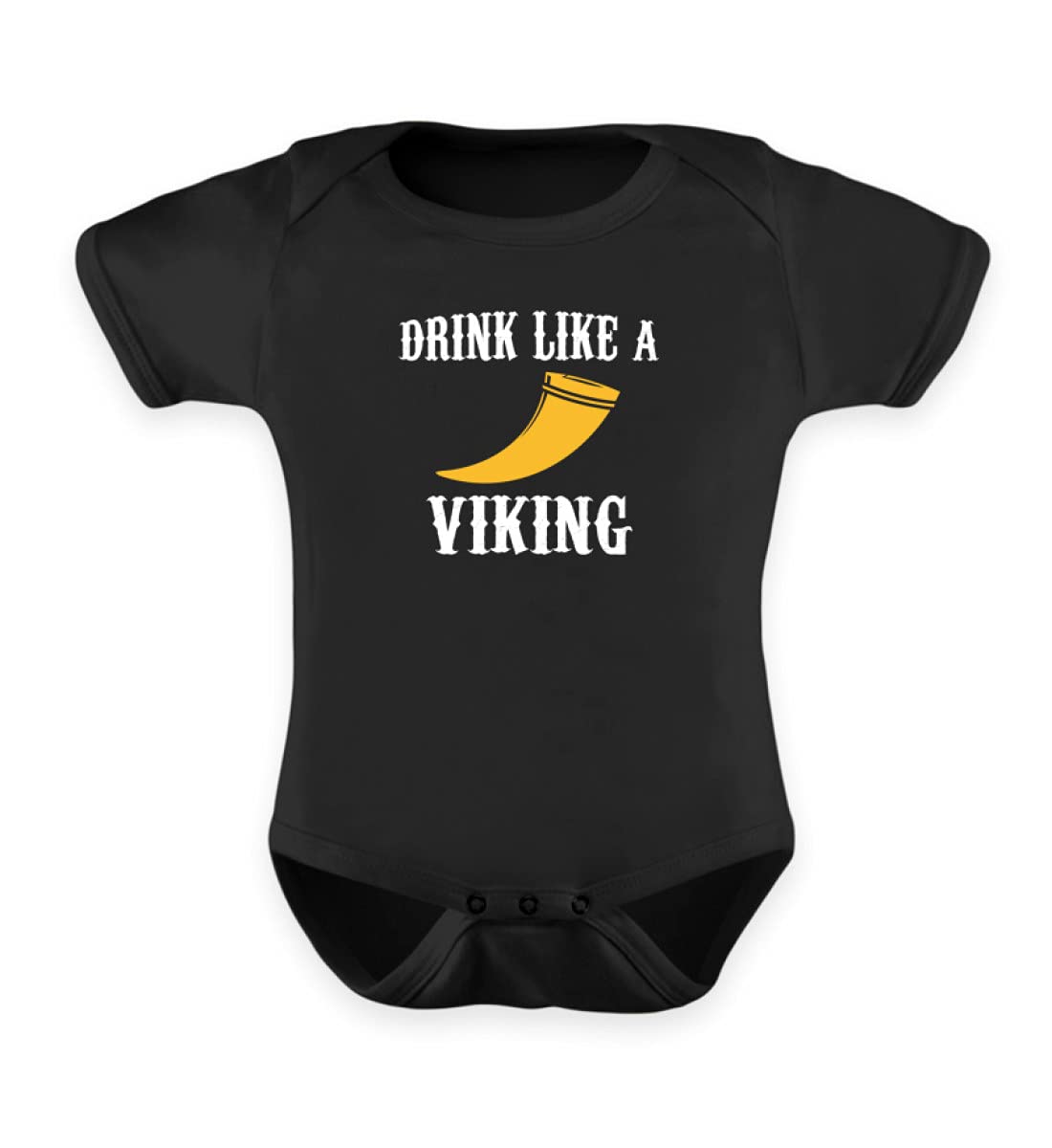 Corne à boire bébé et met viking avec support pour baptême païen