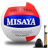 Goldmiky Pelota de Voleibol, Balon Voley Playa, Tacto Suave Voleibol de Playa, Balon de Voleibol Tamaño 5 para Playas, Jardines, competiciones y Piscinas (#2)