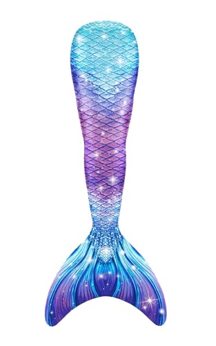 DNFUN Mermaid Tail for Swimming for Adults,Without Monofin.