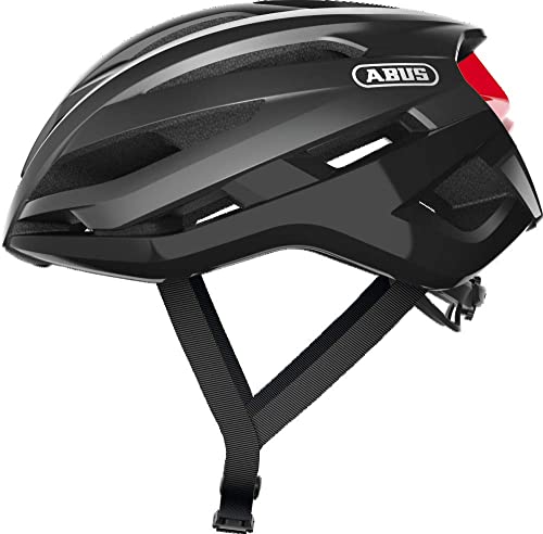 ABUS StormChaser - Casco de bicicleta ligero y cómodo para ciclismo deportivo profesional - Para hombre y mujer - Gris...