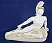 Estia Creations Achilles Sculpture Ancient Greek Hero and King of The Myrmidons Scene of Death Aged Statue