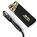 DSHOW 0.5 inch Mini Size Portable Ceramic Flat Iron Hair Straightener for Travel Dual Voltage, Black