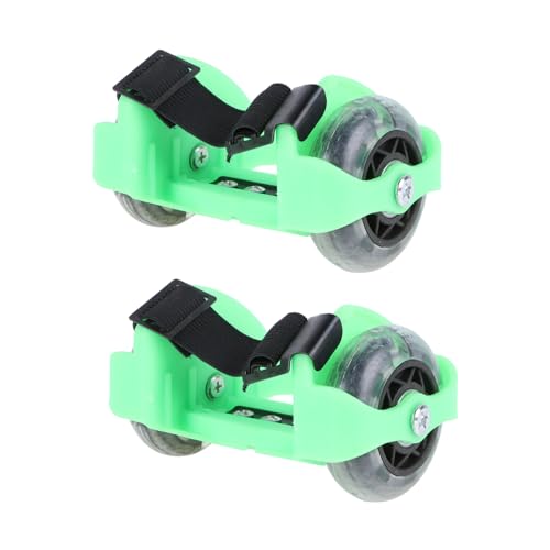 HEMOTON 1Pair Adjustable Glittery Skate Shoes for Light Up Wheeled Sneakers for Outdoor Fun and Design for Boys and Present for Ages