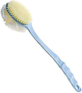 فرشاة استحمام للظهر بمقبض طويل، بوجهين مناسبة لبشرة الرجال والنساء(قطعة واحده لون ازرق) من رنا ستور
