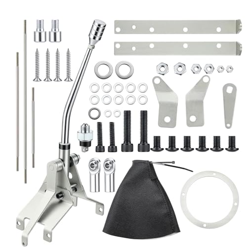 TH350 Transmission Shifter Fit For GM Turbo 350 Automatic Transmissions Complete Kit, 12' Stick