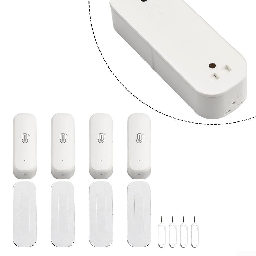 Zigbee Détecteur de température et d'humidité sans fil avec commandes vocales pour Zigbee