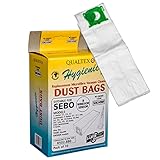 10 Sebo Ultra Allergen HEPA Style Cloth Upright Vacuum Bags Windsor Sensor, Fits Models Sebo X1, X2, X4, X4 Extra, X5, C3.1, C2.1,Kenmore 50015,Compare to Part # 5093AM, 5827ER, 6198AM, Kenmore Style W, Part # 20-50015, Designed and Engineered by Crucial Vacuum