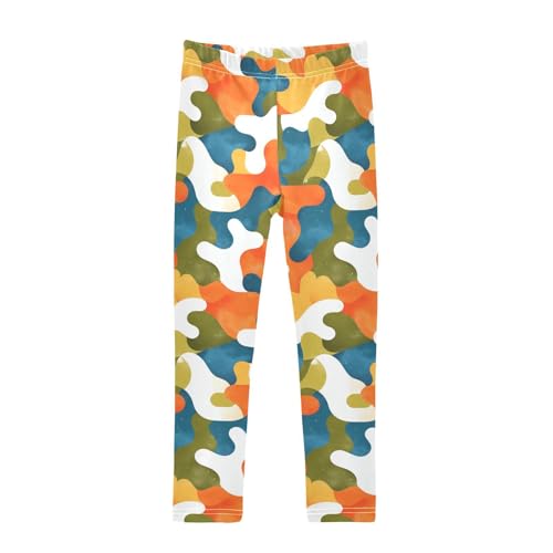 Seashells Different Shapes and Starfish Kids Girl's Cotton Pants Fashion Full Length Workout Pants Exercise