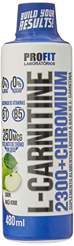 L-Carnitine 2300 e Chromium Maçã Verde 480Ml, Profit