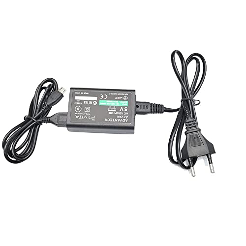 Ashley GAO Para PS Vita 2000 Juego de Cargador de Adaptador de Corriente Cargador de Jugador de Juego Profesional Us/EU para HDTV de Pantalla Grande Cover