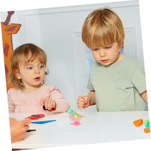 Image of acrown Cute Animal Toys for Kids Sensory Worm Animal Wind up Colorful Toy Insect Figurines for Boys and Girls Multicolor (Bird)