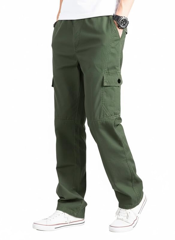 Image of Amazon Brand - INKAST Men Stylish Multi-Pocket Cargo Pants | Casual Fit | Modern Trousers