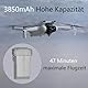 Mini 4 Intelligent Flight Akku für DJI Mini 4 Pro/4/3 Pro/3 Drohne, 3 Pro Akku Plus 3850mAh 7.38V, 47 Minuten maximale Flugzeit (nur für DJI Original Ladegeräte)
