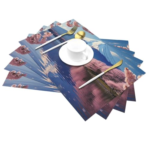 Sets de table en vinyle PVC anti-rayures et antidérapants pour protéger la table - 7