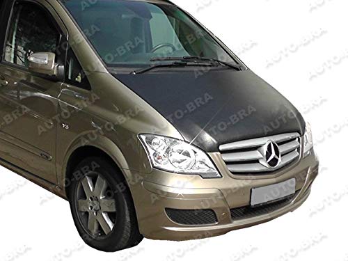 Full Hood Bra Front End Nose Mask Compatible with MB Mercedes-Benz W639 V-Class Valente Vito Viano 2003-2014 Full Bonnet Bra STONEGUARD Protector Tuning