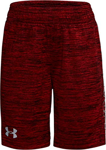 Under Armour Boys' Little UA All Around Wordmark SS, Red F191, 5