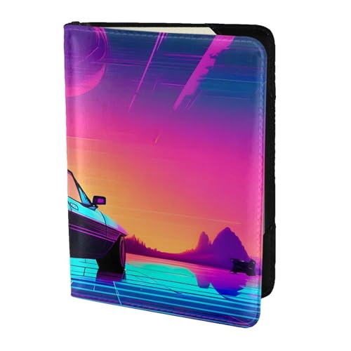 Nimongt RetMicrowave Picture Print �X�^�C���b�V�� �p�X�|�[�g 5.5�C���` ���s���� �����Y ���f�B�[�X �r�W�l�X ���W���[ ���s ���z, �u���b�N///�z���C�g, One Size