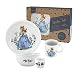 Produktbild Kindergeschirr 5-teilig Dornröschen, Porzellan Kindergeschirr mit Kinderteller flach, Kinderteller tief, Kindertasse, Müslischale, Eierbecher, Geschirr, Gedeck, Kinderservice, Märchen