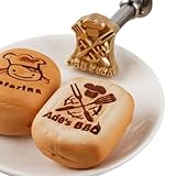 Sello de hamburguesa personalizado, sello de hierro de marca de alimentos de hamburguesa, sello de latón personalizado, logotipo de restaurante personalizado, hierro de marca a medida