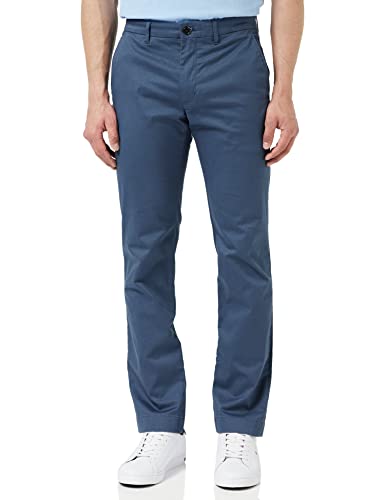 Tommy Hilfiger Herren Hose Denton Printed Structure Chino, Blau (Faded...