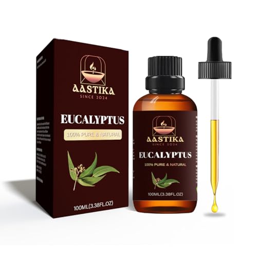 Aastika Eucalyptus Essential Oil – 100% Pure & Natural, 100ml