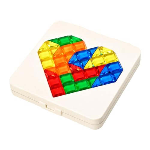 Genérico Juego de Mesa de Rompecabezas - 120 desafíos Diseño Interactivo de Tablero de Rompecabezas - Teaser de Cerebro portátil con 2 Modos de Juego para niños Adolescentes Adultos