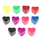 Mobestech 11 Stück Kerzenfarbchips Wachsfarbe für Kerzenherstellung Löslich und Klumpenfrei Geeignet für Soja Paraffin und Kokoswachs Selbstgemacht Kerzenzubehör für Bunte Kerzen