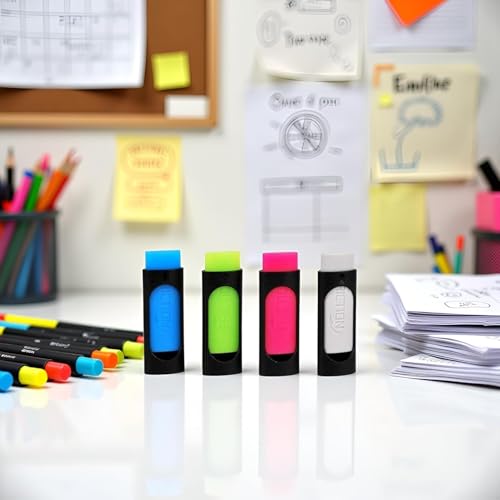 Radiergummi, Radiergummi, Radiergummi, für Schreibwaren, Büro, Schule, Geschenk, zufällige Radiergummi, spezielle Stifte für Gelfarbe, C4O5, Radiergummi, Radiergummis und Korrekturprodukte, 4 Stück