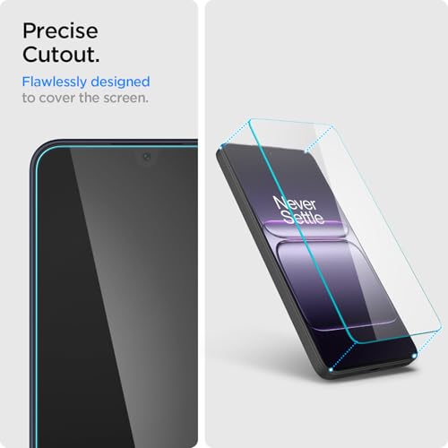 Image of Spigen Glas.tR Slim Tempered Glass Screen Protector Guard For OnePlus Nord CE5 (5G) [2 Pack]